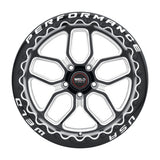 WELD Laguna Beadlock Drag Gloss Black Wheel with Milled Spokes - Trackhawk Fitment