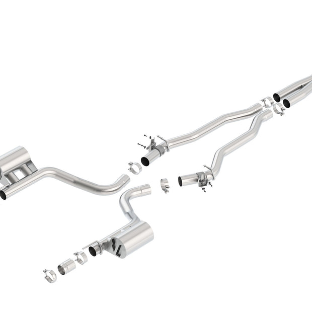 Borla Challenger SRT Hellcat 2015-2020 Cat-Back™ Exhaust ATAK® part # 140646 (With Exhaust Valves)