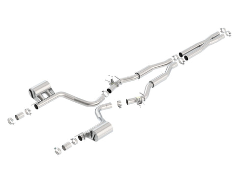 Borla Charger SRT Hellcat 2015-2020 Cat-Back™ Exhaust S-Type part # 140666 (with valves)