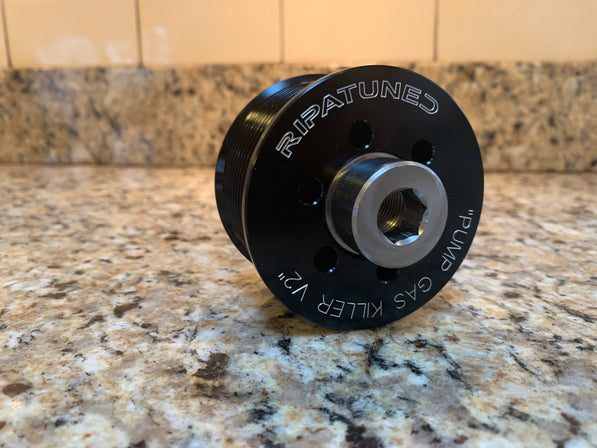 Ripatuned “Pump Gas Killer V2” Hub and Pulley system