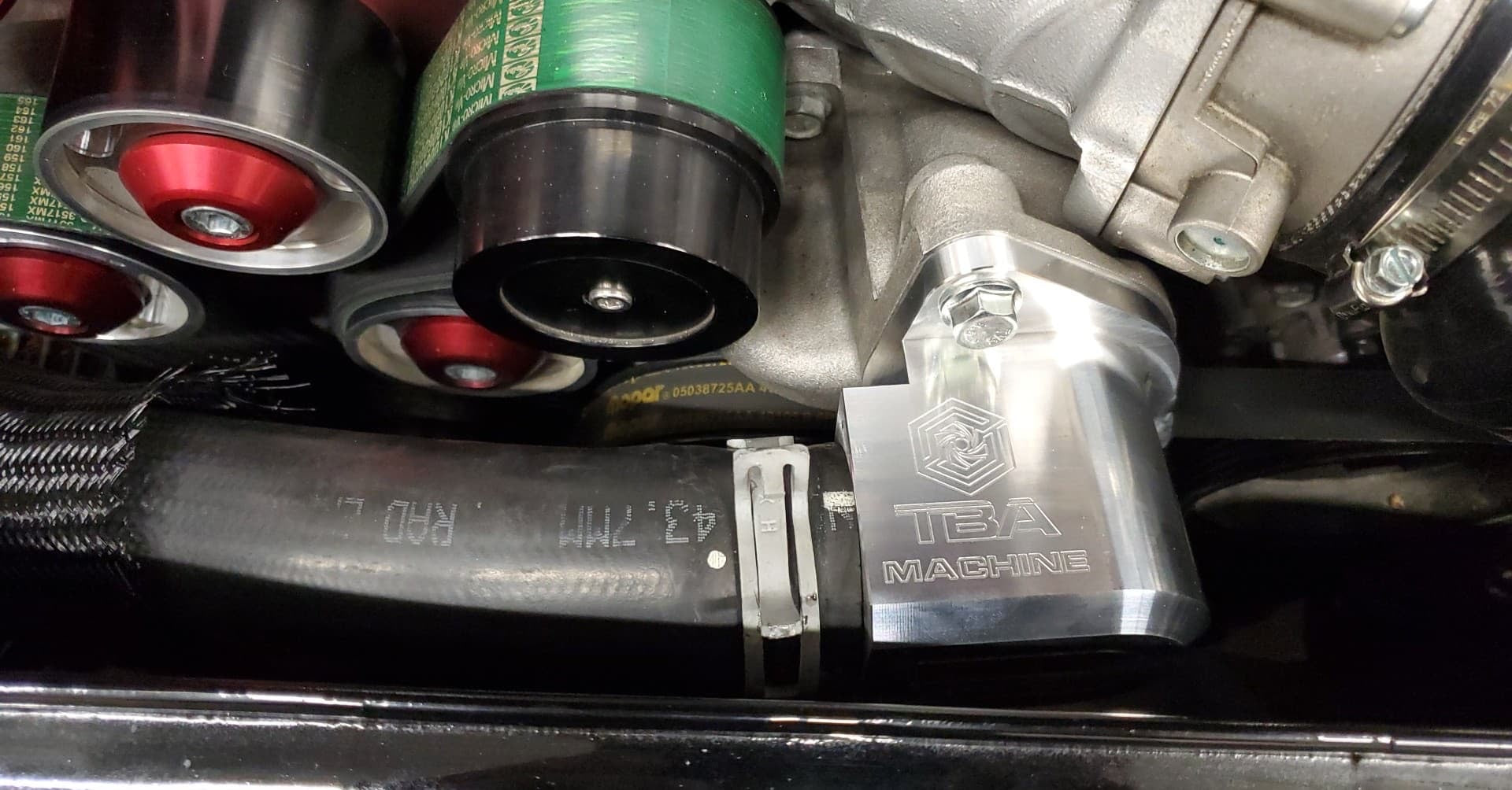 TBA Clocked Thermostat Housing Challenger/Charger