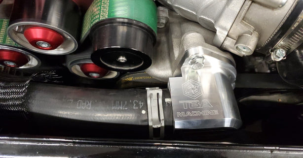 TBA Clocked Thermostat Housing Challenger/Charger