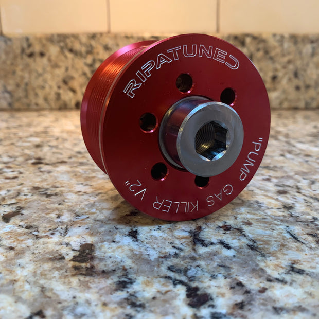 Ripatuned “Pump Gas Killer V2” Hub and Pulley system