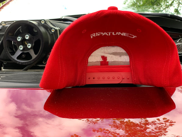 Red “MAKE HELLCATS GREAT AGAIN” Snapback flat bill hat