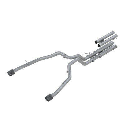 MBRP 2021 Ram TRX 6.2 S/C 3in Catback Dual Rear Carbon Fiber Tips(Race)