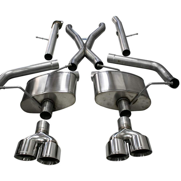 Corsa 18-20 Jeep Grand Cherokee TrackHawk 6.2L Xtreme Cat-Back Dual Rear Exit w/4.5in Polished Tips pn: cor21052
