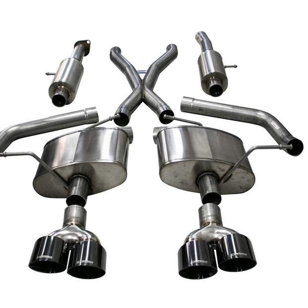 Corsa 18-20 Jeep Grand Cherokee TrackHawk 6.2L Sport Cat-Back Dual Rear Exit w/4.5in Black Tips