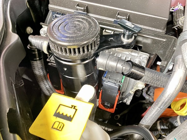 18-21 Jeep Trackhawk 6.2L 5050 Catch Can with built in One Way Breather